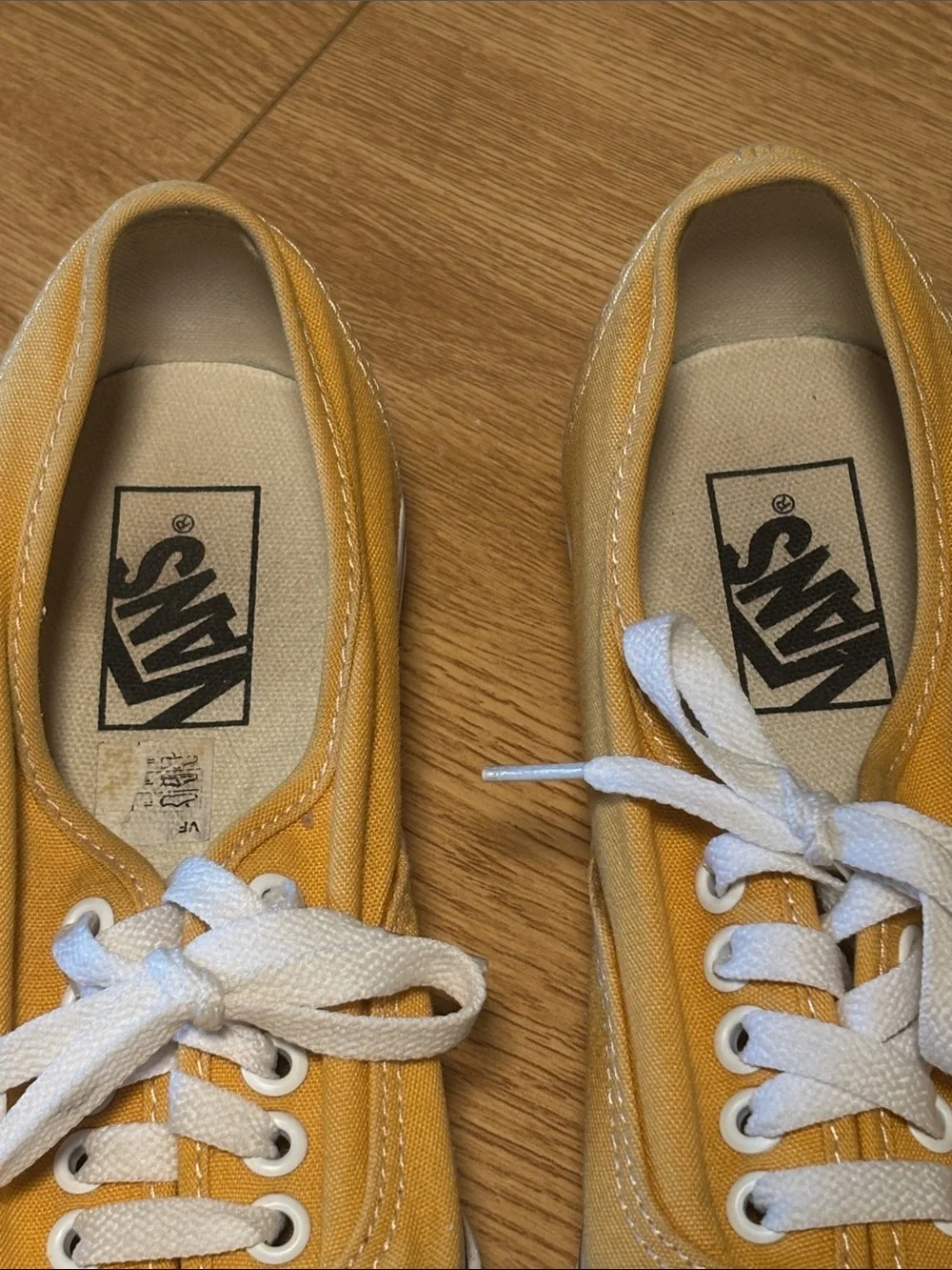 Vans Women’s Low-Top Canvas Sneakers in Yellow